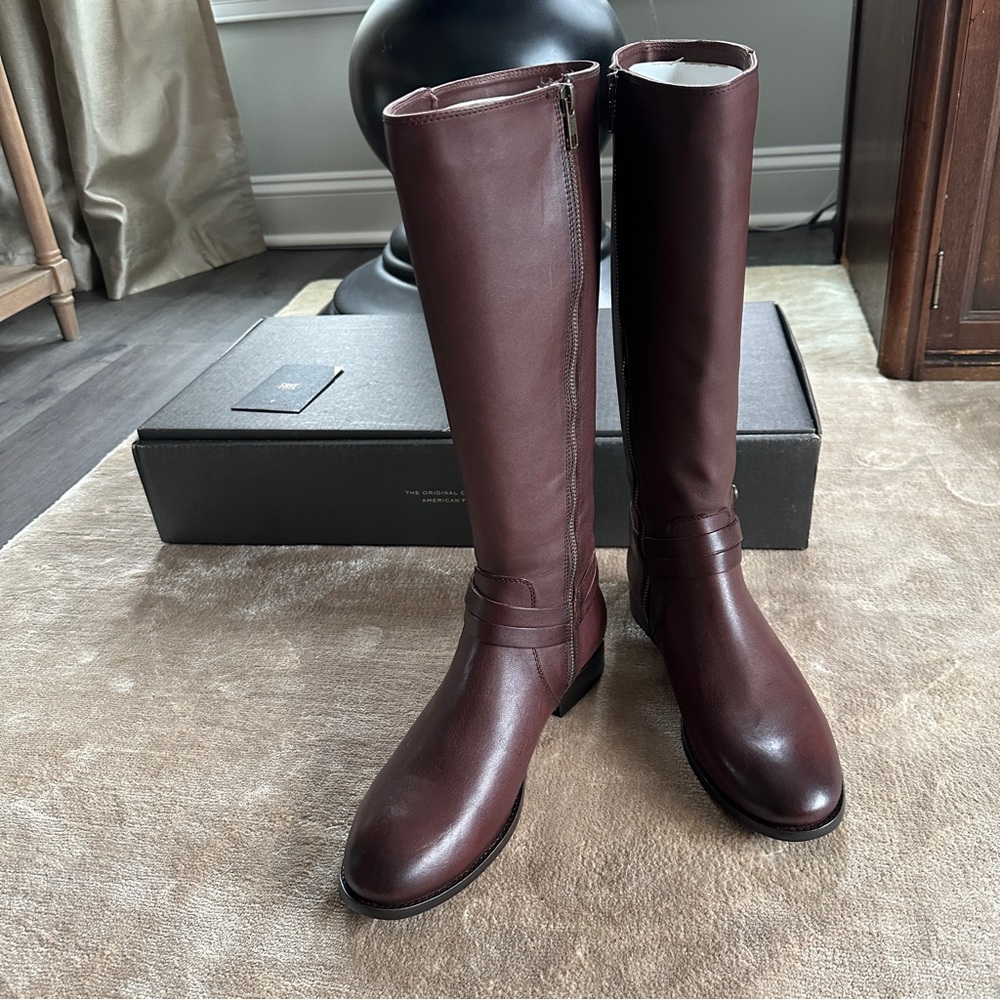 Frye Redwood Melissa Belted Tall Boots 9.5